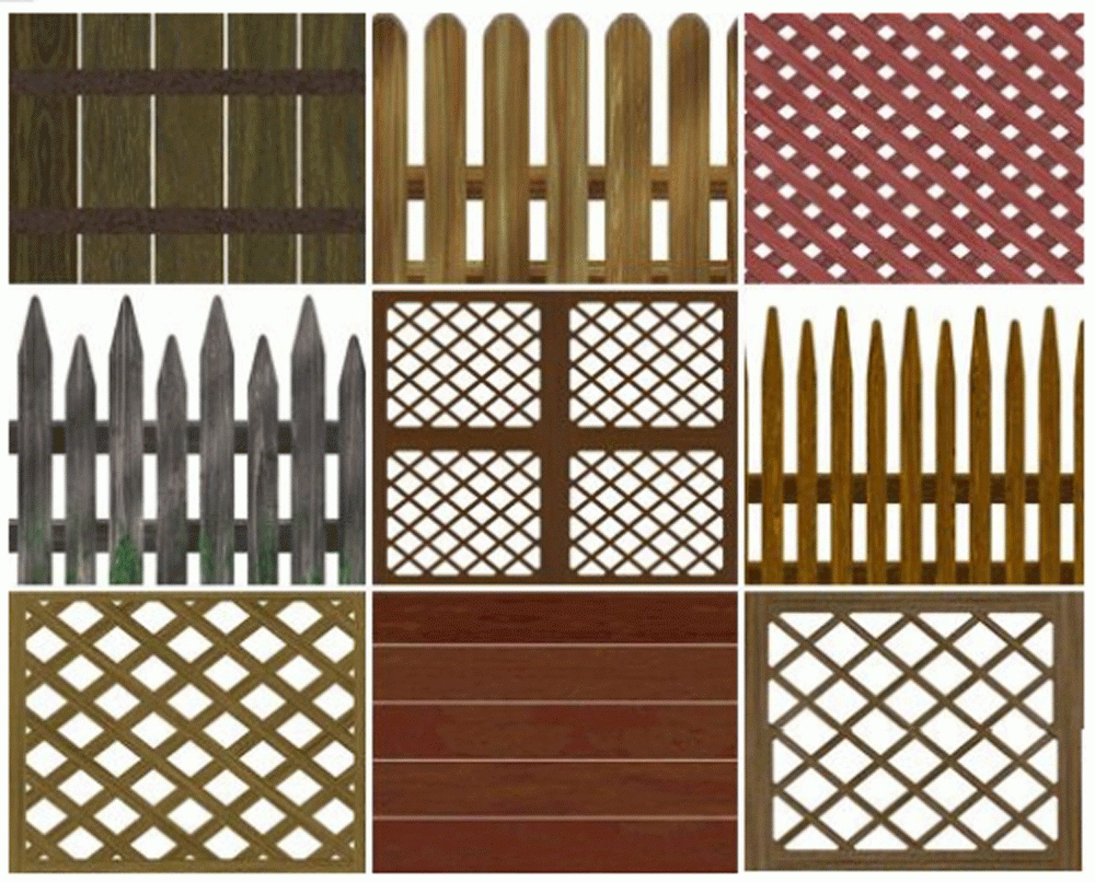 Декоративный забор из дерева и его виды
