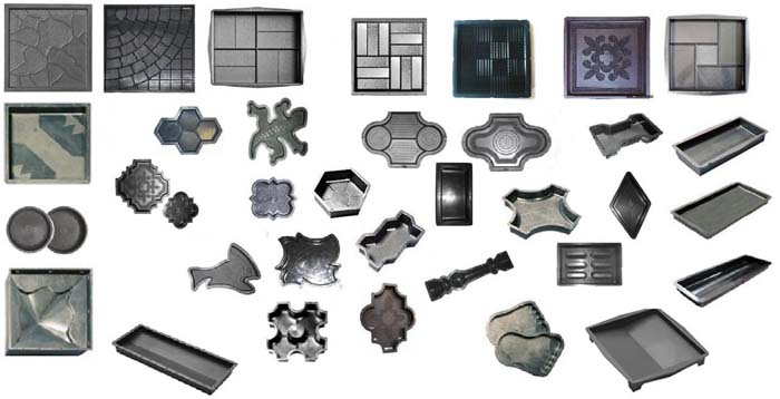 Пластиковые формы для тротуарной плитки: виды, критерии выбора и цены