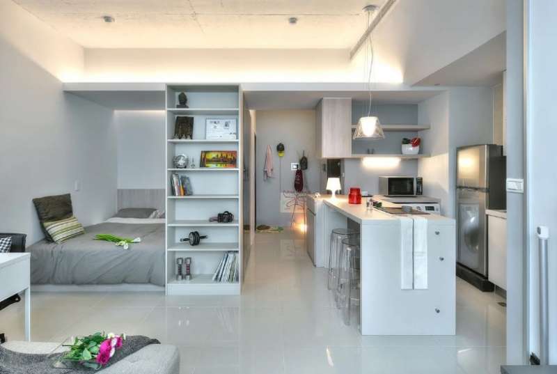 Дизайн квартиры-студии: фото и особенности интерьера