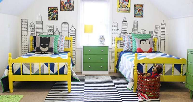 Дизайн детской комнаты для мальчиков – принципы, приемы, фото для вдохновения