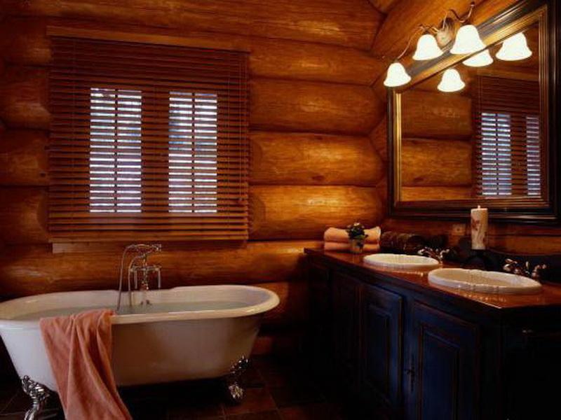 Отделка ванной комнаты в деревянном доме: современные советы