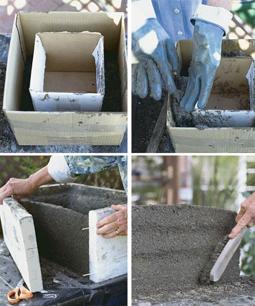 Вазоны из бетона своими руками: инструкция для начинающих, фото и видео мастер класс