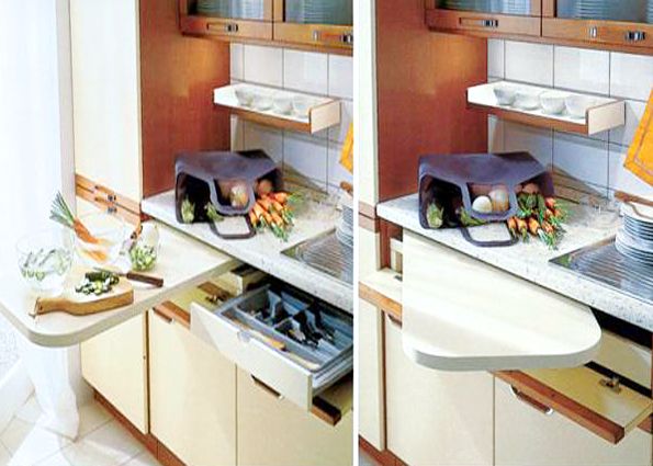 Как обставить и обустроить маленькую кухню? Максимум функциональности на минимальной площади (фото)