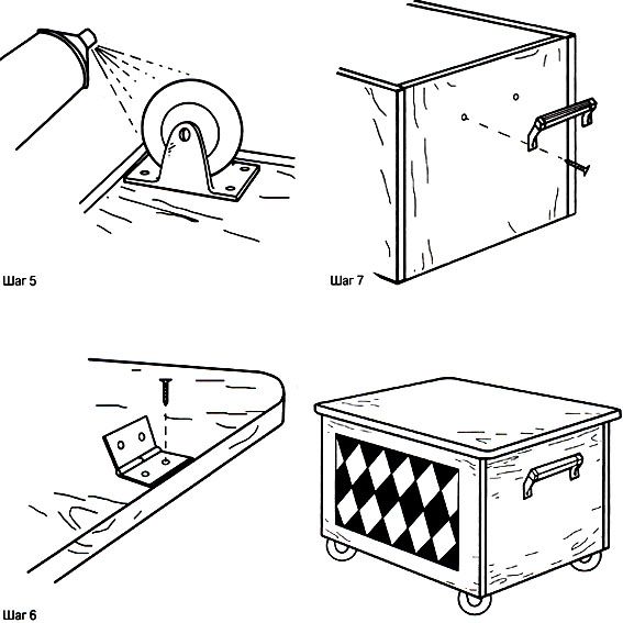 Как сделать ящик для игрушек на колесиках своими руками